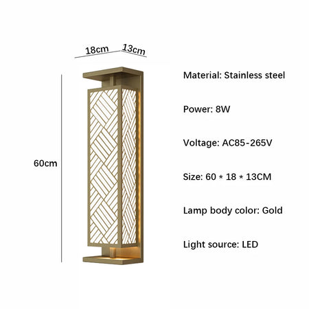 Outdoor Light - Waterproof IP65 Stainless Steel Wall Lamps SW-36210457 - SWEET-LIGHTS