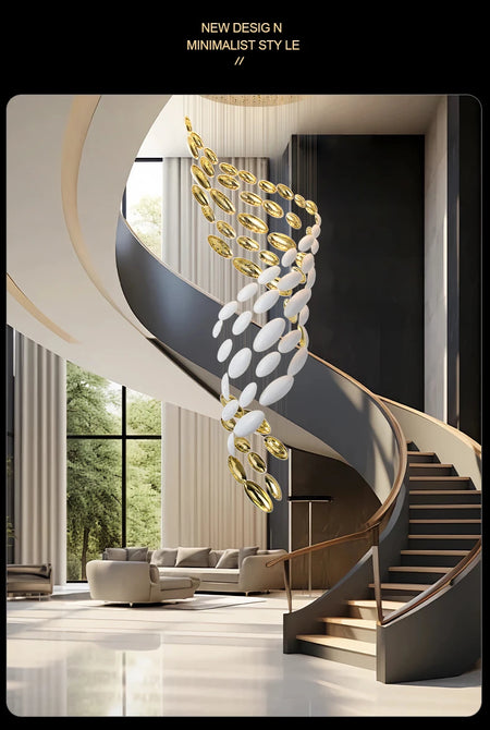 Chandelier - Luxury Lustre Bowl Hanging Chandelier Golden Dragon Egg SW-36210678 - SWEET-LIGHTS