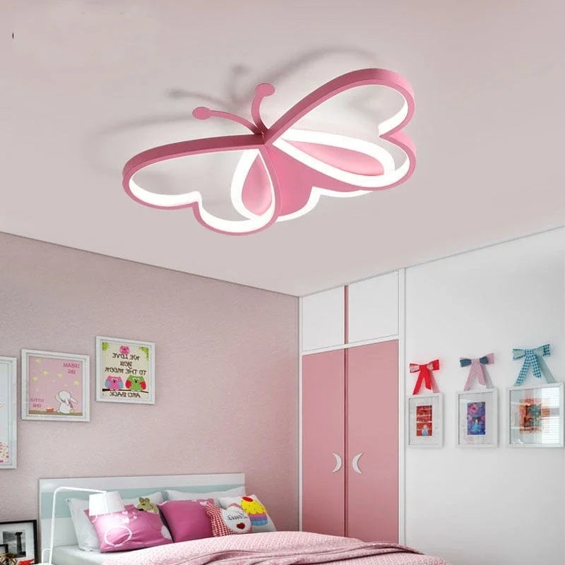Children Lighting - Creative Butterfly Ceiling Light Fixture for Girls Bedroom and Nursery LED Lamp SW-36210023 - SWEET-LIGHTS