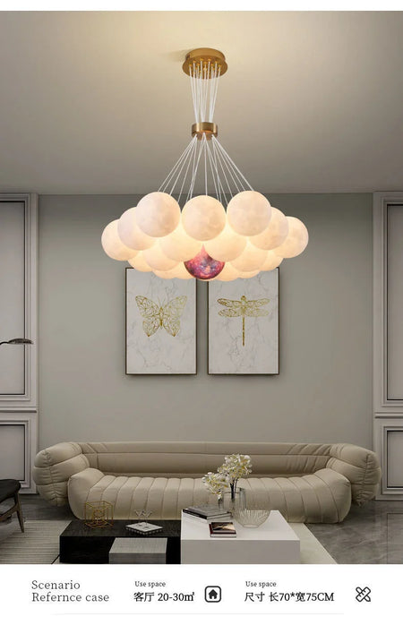 Children Lighting - Creative Moon Ceiling Chandelier Indoor Lamp SW-36210345 - SWEET-LIGHTS
