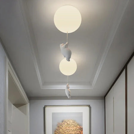 Children Lighting - Designer Polar Bear Pendant Chandelier LED Lamp SW-36210123 - SWEET-LIGHTS