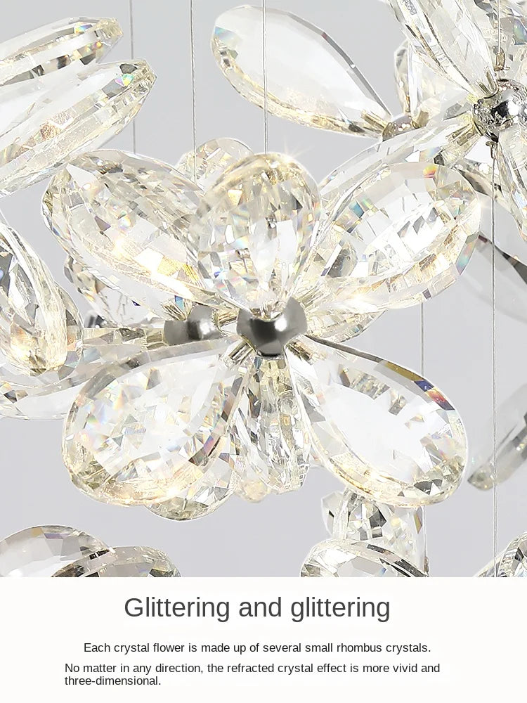 Pendant Light - Luxury Crystal Pendant Lamp for Dining Hall SW-36210345 - SWEET-LIGHTS