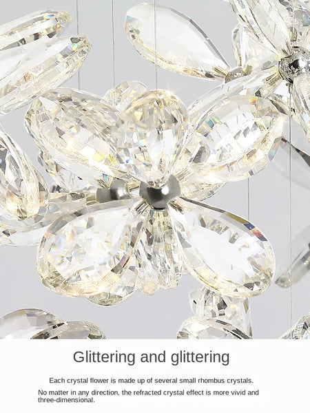 Pendant Light - Luxury Crystal Pendant Lamp for Dining Hall SW-36210345 - SWEET-LIGHTS