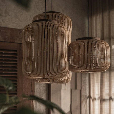 Pendant Light - New Wabi-sabi Style Rattan Hang Lamp SW-36210347 - SWEET-LIGHTS