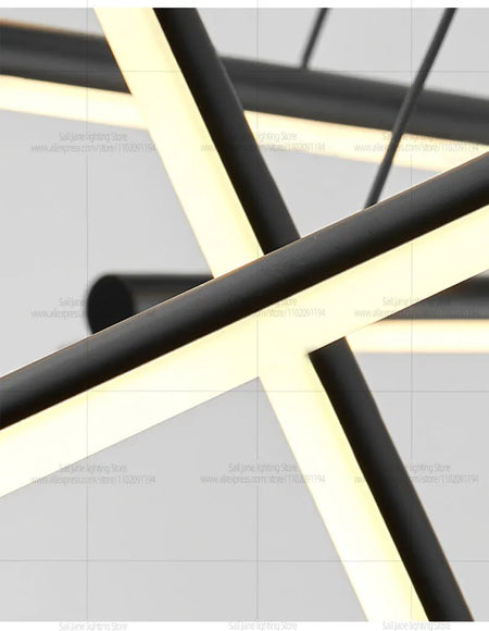 Pendant Light - Minimalist Living Room Long Strip Chandelier SW-36210345 - SWEET-LIGHTS