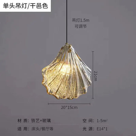 Pendant Light - Light Luxury Bedroom Bedside Chandelier SW-36210457 - SWEET-LIGHTS