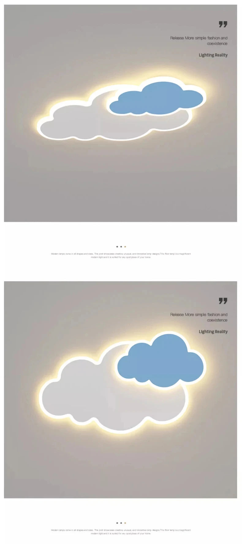 Children Lighting - Creative Cloud Children's Room LED Ceiling Light Modern Bedroom Study Lamp Nordic Designer Fixture SW-36210458 - SWEET-LIGHTS