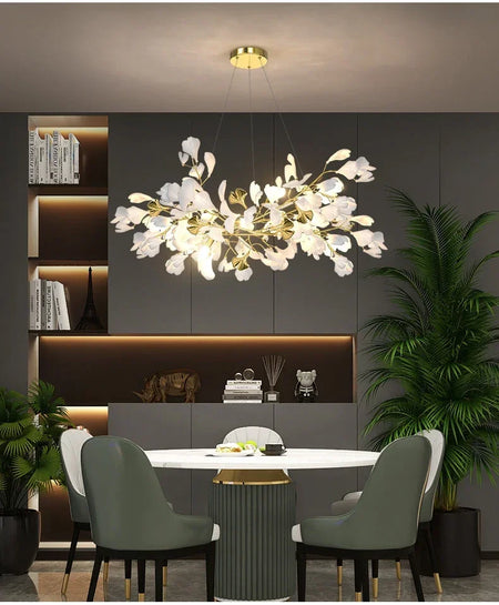 Pendant Light - Modern Luxury Ginkgo LED Chandelier Fixture SW-36210729 - SWEET-LIGHTS