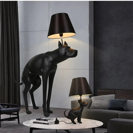 Floor Lamp - Resin Big Dog Cloth Cover Nordic Design SW-36210567 - SWEET-LIGHTS