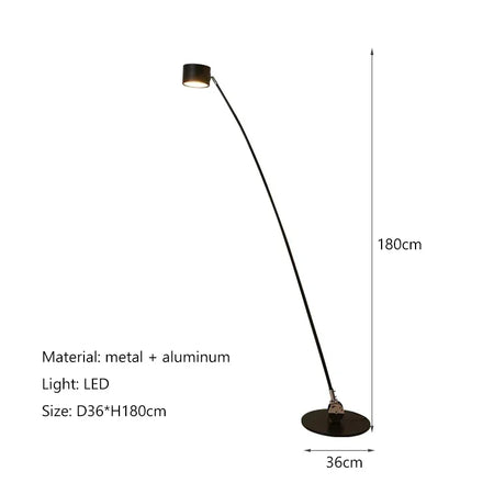 Floor Lamp - Modern Minimalist Atmosphere Living Room Sofa Standing Rod Fishing SW-36210579 - SWEET-LIGHTS