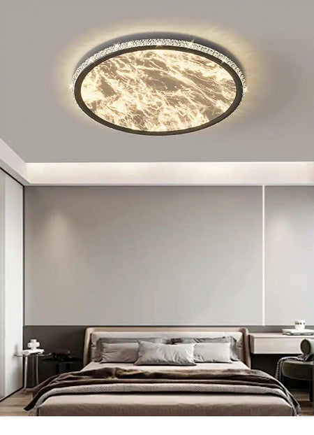 Ceiling Light - Modern Black/White LED Fixture Remote Dimmable for Home Decor SW-36210457 - SWEET-LIGHTS