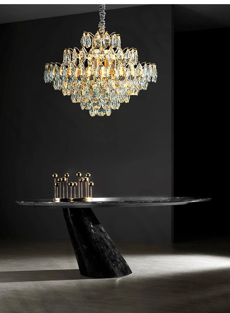 Chandelier - Luxury Crystal Big Chandeliers for Living Room Decor Modern Art Designer Luminaire Hight Ceiling Pendant Home Lamps Hall SW-36210927 - SWEET-LIGHTS