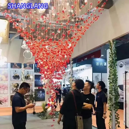 Chandelier - Large Luxury Cristal Lighting Fixtures Modern Stone Crystal LED Chandelier For Living Room Indoor Decor SW-36210347 - SWEET-LIGHTS