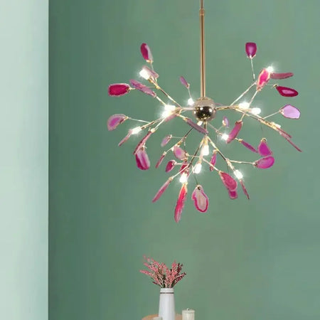Pendant Light - Firefly Chandelier Agate Postmodern Luxury SW-36210478 - SWEET-LIGHTS