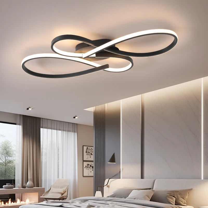 Ceiling Light - New Modern Led Black Lamp for Living Room Bedroom Study SW-36210234 - SWEET-LIGHTS