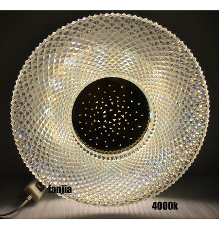 Ceiling Light - Remote Control Minimalist LED Round Chandelier For Living Room Bedroom Dining Study Lights Ceiling Lustre SW-36210789 - SWEET-LIGHTS
