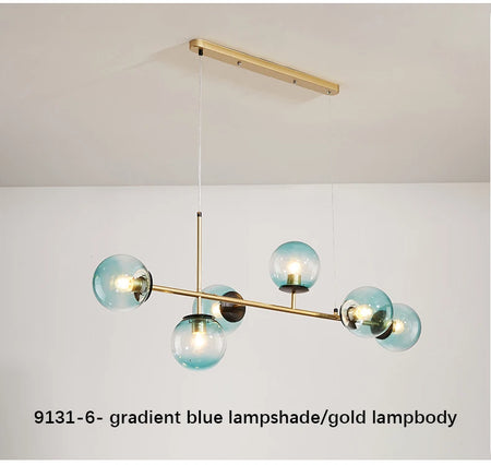 Pendant Light - Modern Minimalist Glass Ball Chandelier For Dining Room Kitchen Island Living Room SW-36210345 - SWEET-LIGHTS