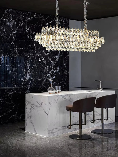Chandelier - Luxury Crystal Big Chandeliers for Living Room Decor Modern Art Designer Luminaire Hight Ceiling Pendant Home Lamps Hall SW-36210927 - SWEET-LIGHTS