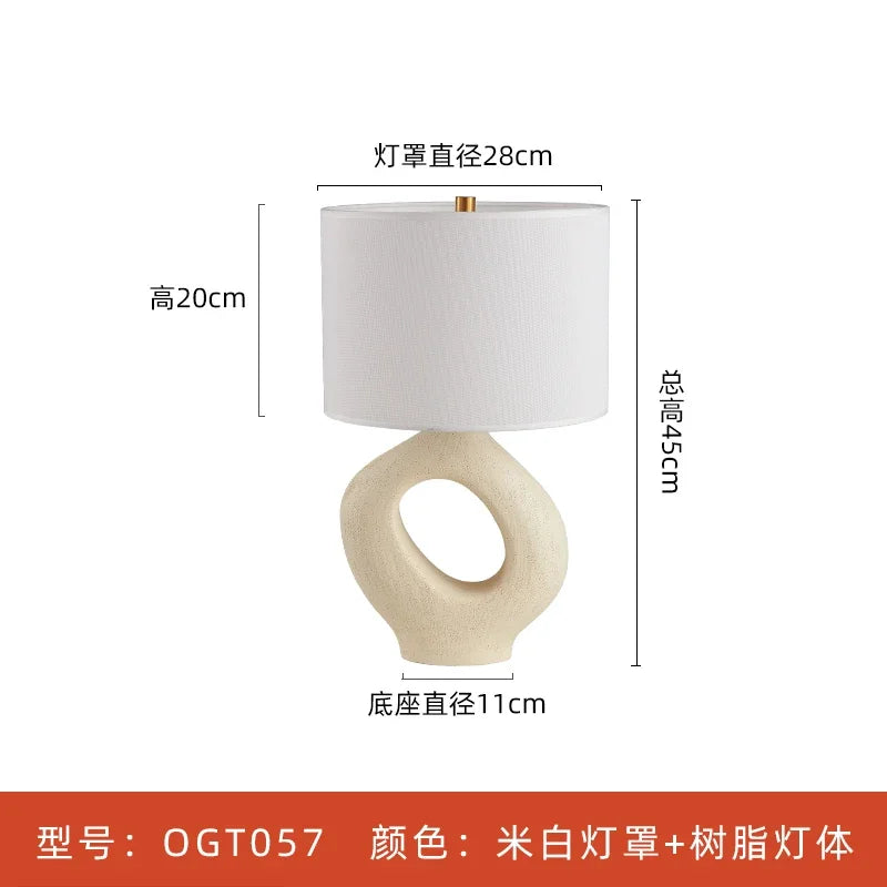 Table Lamp - Designer Wabi-sabi Modern Resin LED E27 Art Lights SW-36210345 - SWEET-LIGHTS