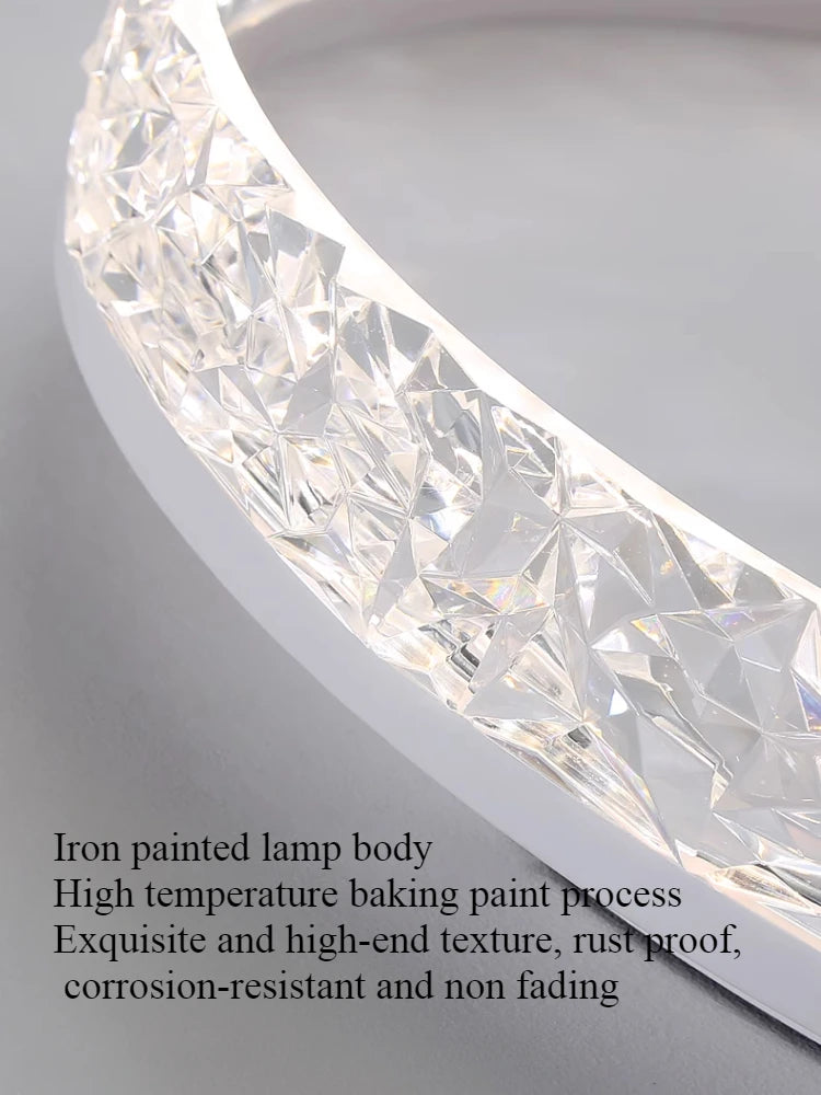 Ceiling Light - Nordic Light Luxury Circular LED Ceiling Light SW-36210457 - SWEET-LIGHTS