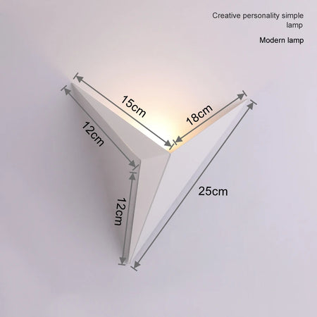Wall Light - Modern Minimalist LED Triangle Lamp for Indoor Decoration SW-36210345 - SWEET-LIGHTS
