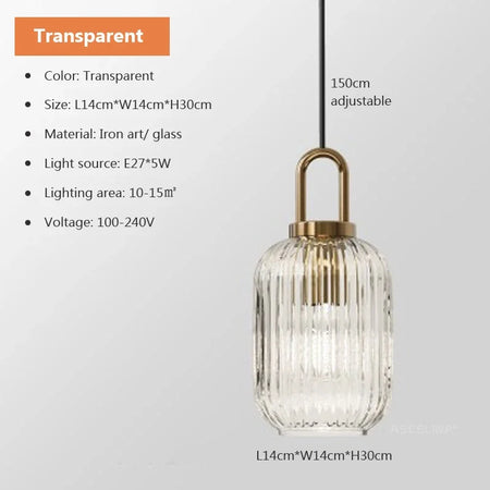 Pendant Light - Nordic LED Glass Minimalist Shade for Home SW-36210345 - SWEET-LIGHTS