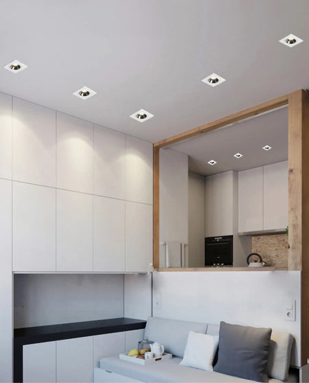 Dimmable Anti-Glare Recessed COB LED Downlights 9W 12W 15W LED Ceiling Lamp AC85~265V LED Ceiling Spot Lights Indoor Lighting - SWEET-LIGHTS