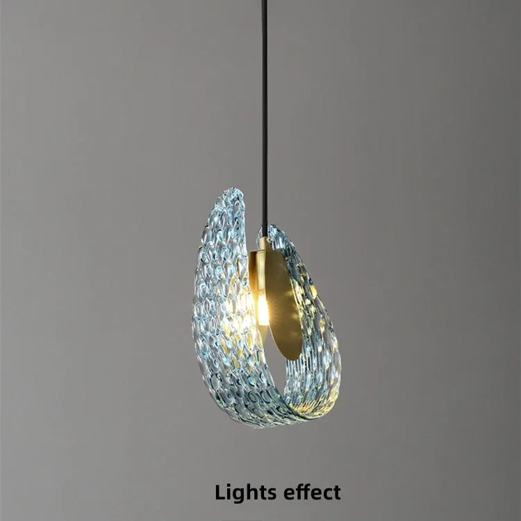 Chandelier - Hot Sales Blue Glass LED Lamp for Home Decor SW-36210457 - SWEET-LIGHTS