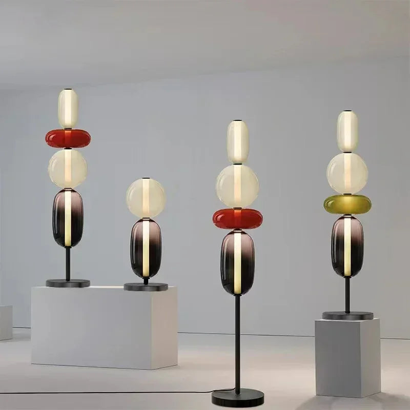 Floor Lamp - Italian Colored Glass LED Designer Light SW-36210458 - SWEET-LIGHTS
