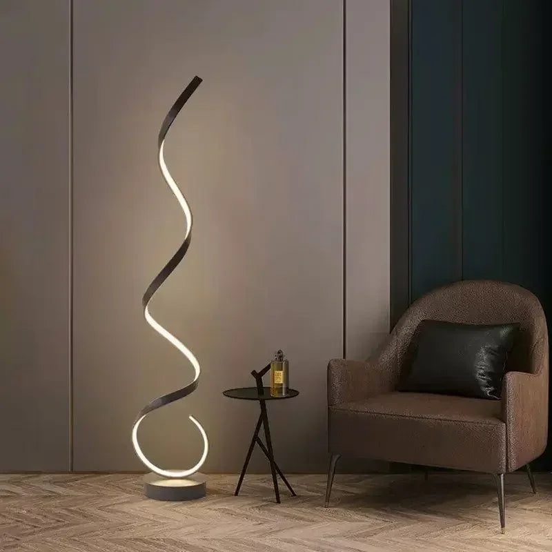Floor Lamp - Modern LED Strip Minimalist Black White Light SW-36210457 - SWEET-LIGHTS
