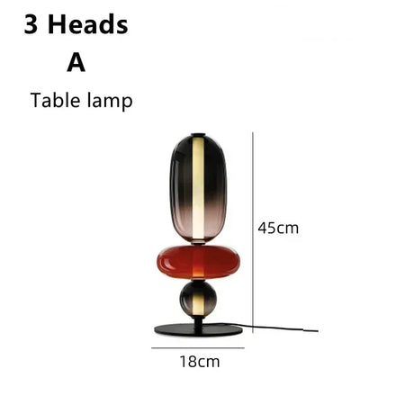 Floor Lamp - Italian Colored Glass LED Designer Light SW-36210458 - SWEET-LIGHTS