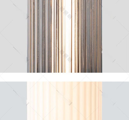 Pendant Light - Restaurant Long Stripe Smoke Gray Glass LED Lamp SW-36210456 - SWEET-LIGHTS