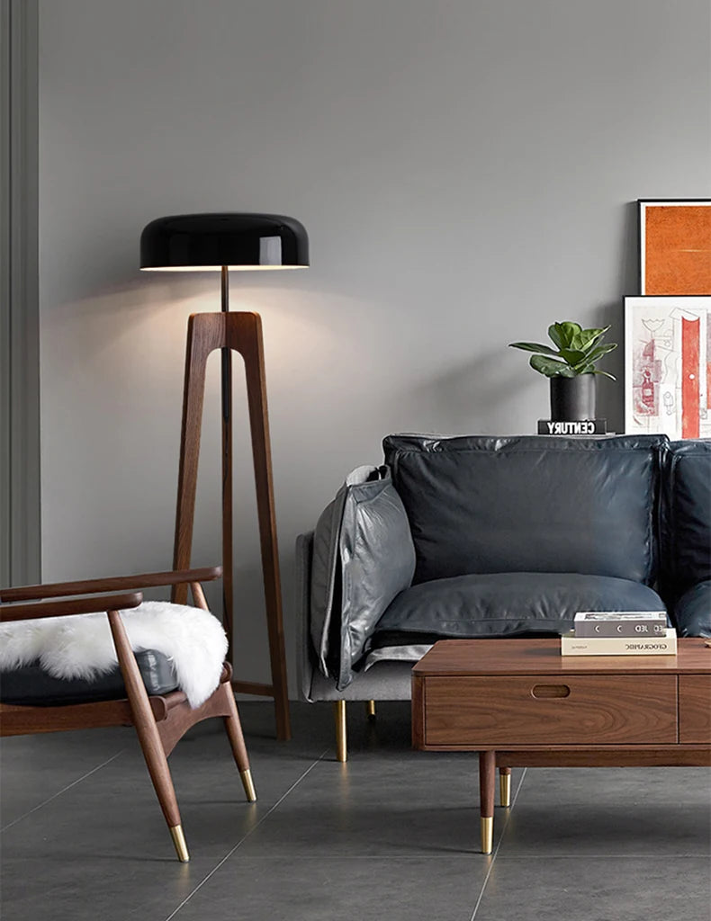 Floor Lamp - Pileo Porada Solid Wood Tripod LED Lamp SW-36210478 - SWEET-LIGHTS