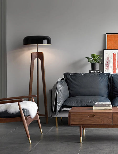 Floor Lamp - Pileo Porada Solid Wood Tripod LED Lamp SW-36210478 - SWEET-LIGHTS
