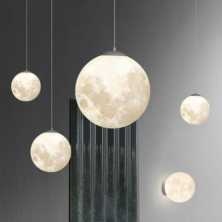 Pendant Light - Modest Ceiling Hanging 3D Moon Lamp SW-36210678 - SWEET-LIGHTS