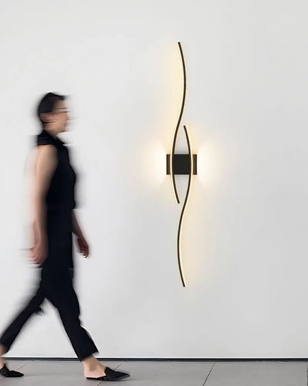 Wall Light - Indoor LED Wall Lamps for Bedroom Black Gold SW-36210458 - SWEET-LIGHTS