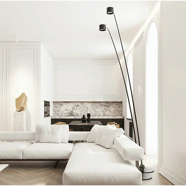 Floor Lamp - Modern Minimalist Atmosphere Living Room Sofa Standing Rod Fishing SW-36210579 - SWEET-LIGHTS