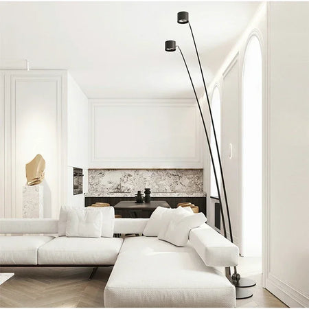 Floor Lamp - Modern Minimalist Atmosphere Living Room Sofa Standing Rod Fishing SW-36210579 - SWEET-LIGHTS