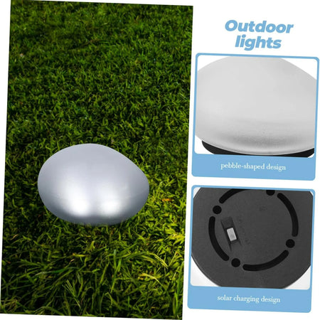 Outdoor Light - Solar Powered Pebble Stone Lamp for Garden SW-36210345 - SWEET-LIGHTS