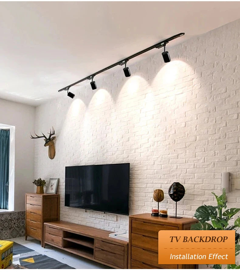 Spotlight - Track Light Led Light Fixture Ceiling Rail Systems Lamp Set Track Lighting Rail Led Spotlight For Home Store SW-36210579 - SWEET-LIGHTS