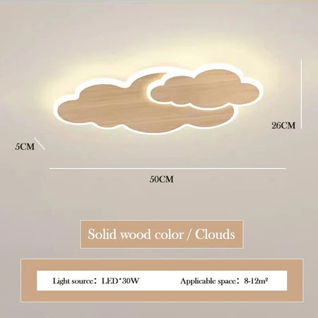 Children Lighting - Creative Cloud Children's Room LED Ceiling Light Modern Bedroom Study Lamp Nordic Designer Fixture SW-36210458 - SWEET-LIGHTS