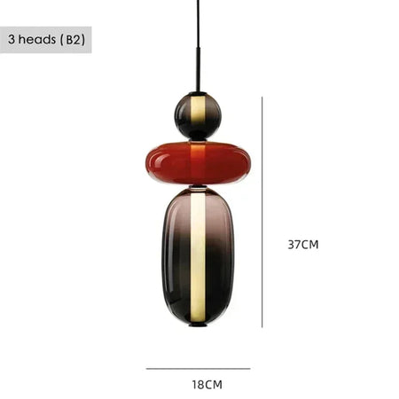 Pendant Light - Modern Candy Glass Italian Hanging Lamp for Loft Kitchen and Restaurant Decor SW-36210345 - SWEET-LIGHTS