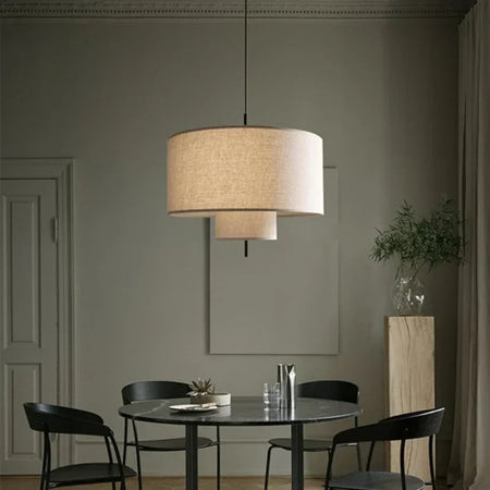 Pendant Light - Japanese Wabi Sabi Fabric Art Chandelier SW-36210345 - SWEET-LIGHTS