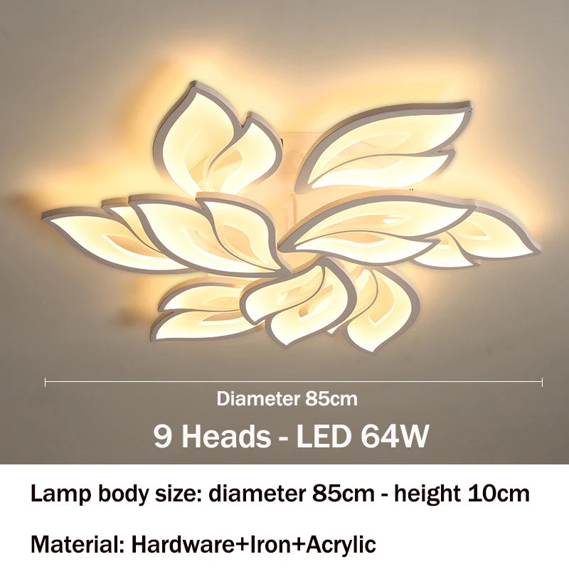 Ceiling Light - Modern LED Ceiling Chandeliers Light for Living Dining Room Bedroom Ceiling Lamps With Remote Control Dimmable Lights Fixtures SW-36210347 - SWEET-LIGHTS