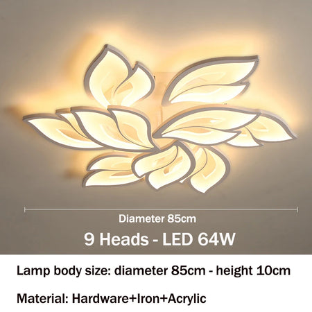 Ceiling Light - Modern LED Ceiling Chandeliers Light for Living Dining Room Bedroom Ceiling Lamps With Remote Control Dimmable Lights Fixtures SW-36210347 - SWEET-LIGHTS