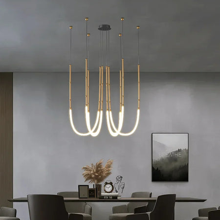 Pendant Light - Nordic Modern Art Line LED Hanging Lamp for Dining Room and Living Room SW-36210567 - SWEET-LIGHTS