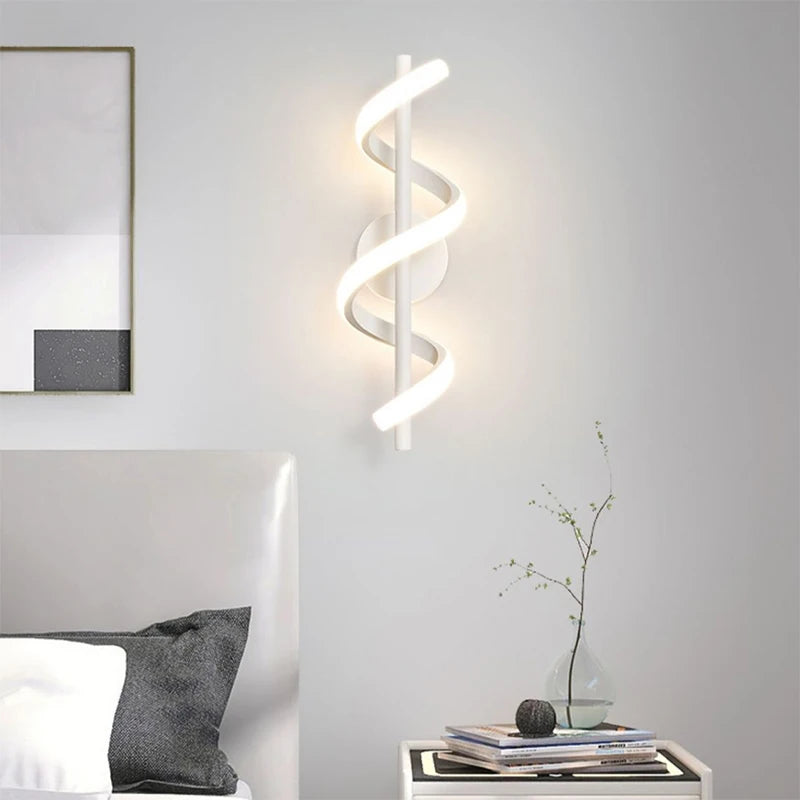 Wall Light - Minimalist LED Wall Lamp Black White Gold SW-36210345 - SWEET-LIGHTS