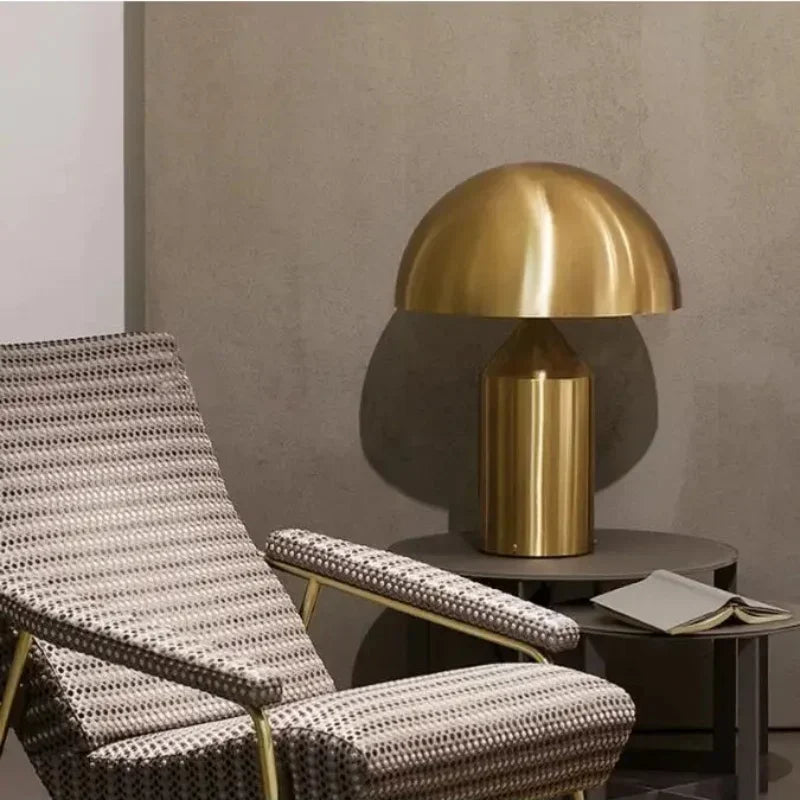 Table Lamp - Creative Mushroom LED Modern Luxury Gold Nordic Art Eye Protection Room Decor SW-36210345 - SWEET-LIGHTS