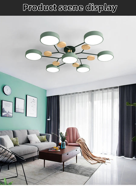 Ceiling Light - Nordic Style LED Chandelier for Living Room Kitchen SW-36210478 - SWEET-LIGHTS