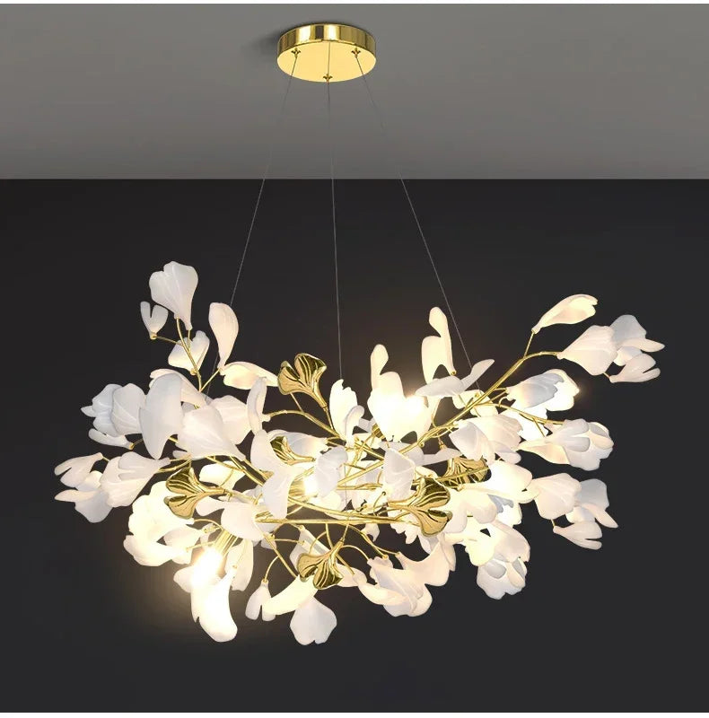 Pendant Light - Modern Luxury Ginkgo LED Chandelier Fixture SW-36210729 - SWEET-LIGHTS
